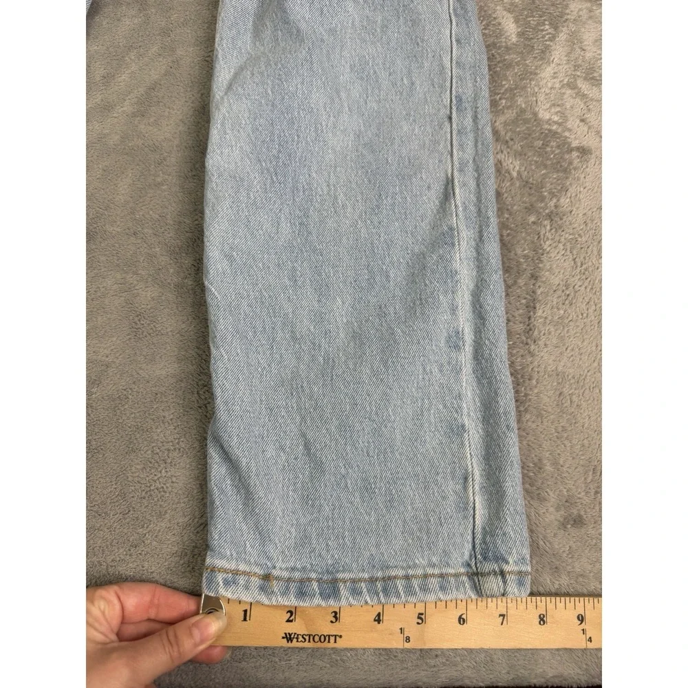 Levi's 505 Regular Fit Straight Jeans Men's Size 36X30 Blue Light Wash